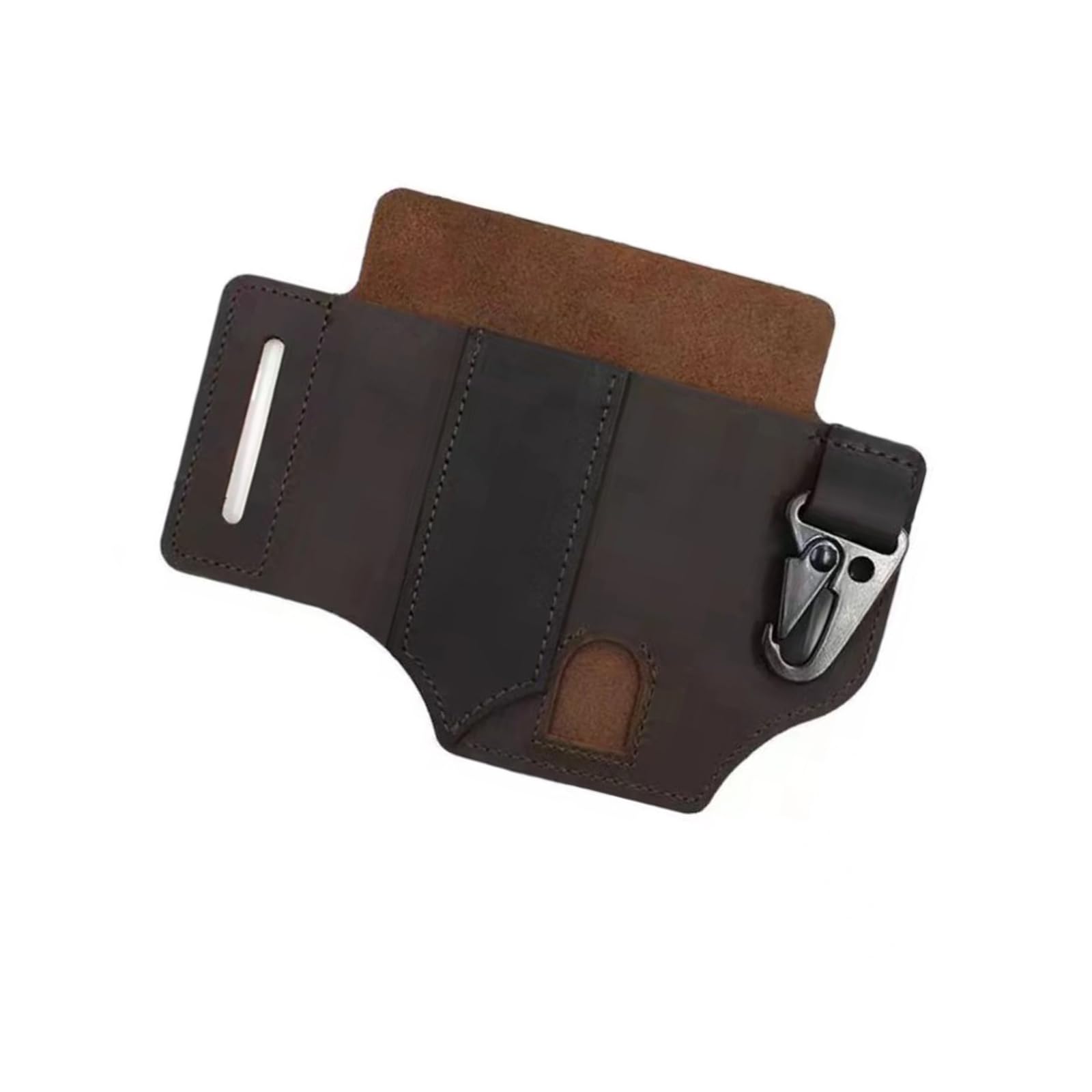 Uqezagpa Brown Duty Tool Belt With Multiple Pouches For Construction Workers Tool Belt Pouches