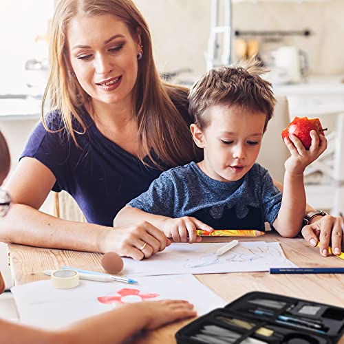 Colour Block 30Pcs Sketching Tool Set With Soft Pastels Drawing Art Blenders, Blending Stumps, Tortillions, Sandpaper, Sketch Pencil Extender, Rubber Pens #TOP6