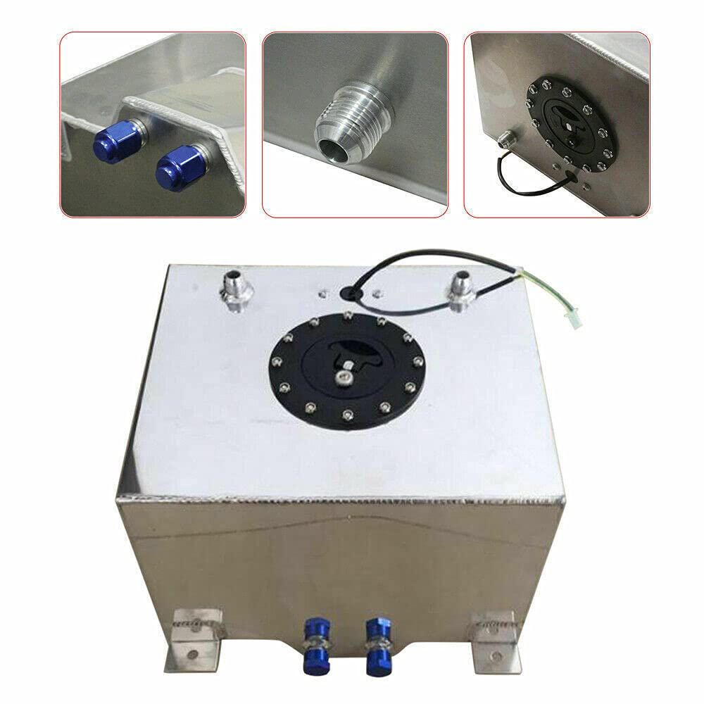 Réservoir de carburant 20 litres en aluminium - Pour sport automobile, essence, carburant, sport automobile, essence, camion, rallye