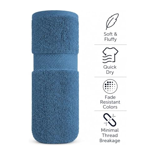 Image of Sulfar Cotton Face Towel 30x30 cm| 480 GSM Terry Ring Spun Soft & Highly Absorbent Hand Towel| Quick Dry Compact for Face, Gym & Travel| 30 x 30 Cm| Dark Blue (Pack of 1)