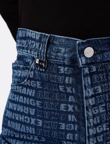 A | X ARMANI EXCHANGE Women's Straight Denim Jeans4