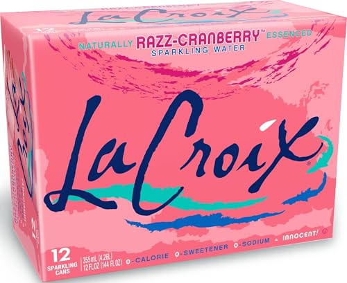 Image of La Croix Sparkling Water, Razz-Cranberry, 12 Fl Oz (pack of 12)