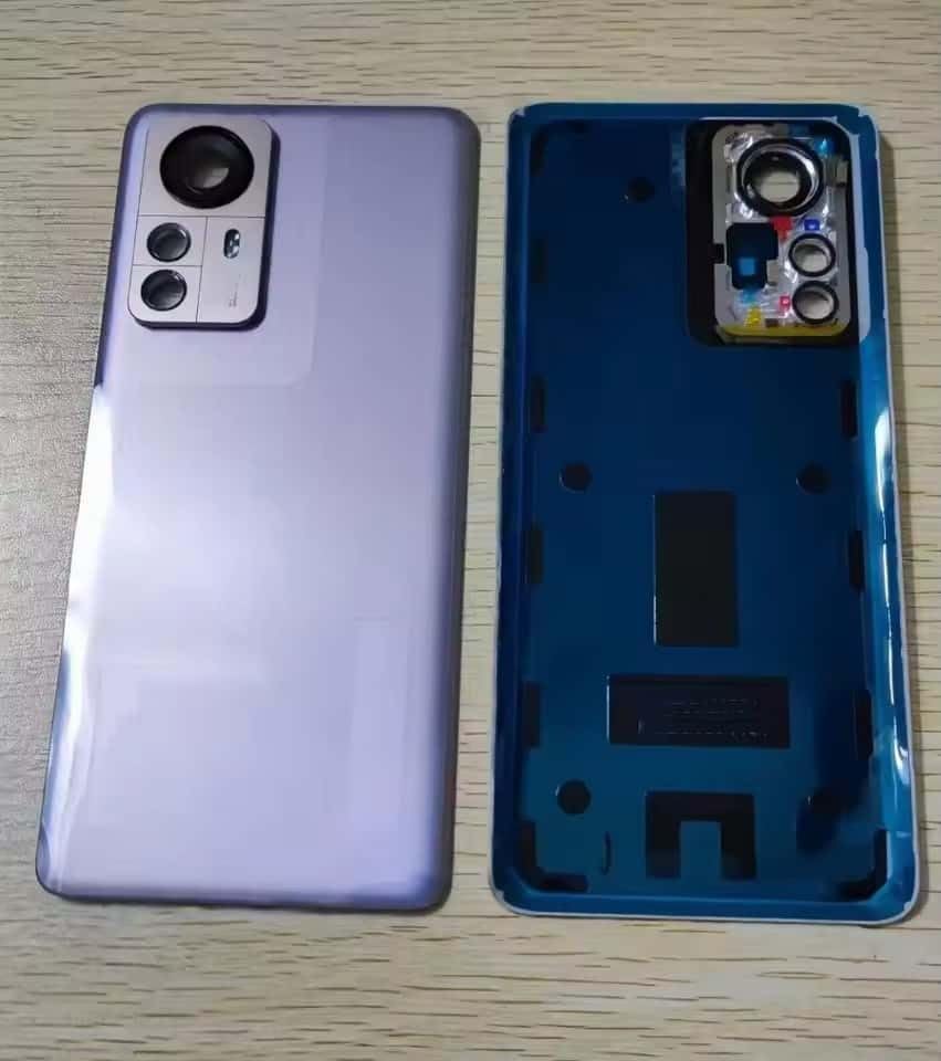 YOOOKOOO Compatible Rear Back Cover for Xiaomi Mi 12S Pro – Battery Door Housing Replacement Part (Purple no Lens)