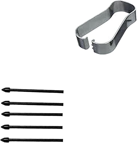 Miniatura 7 de Paquete de 5 puntas negras de repuesto para bolígrafo Tab S7 FE S compatibles con Samsung Galaxy Tab S7 FE S Pen Tips de repuesto + 1 pinza
