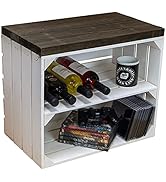 Sitzkiste Johanna Obstkiste und massiven Holzplanken Schuhablage Schuhkommode Hocker Sitzbank Hol...