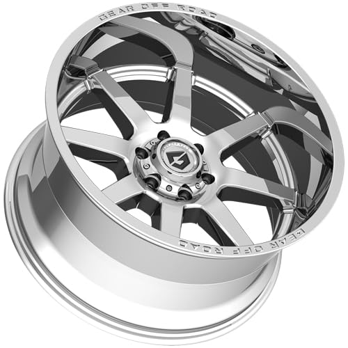 Amazon.com: 20X10 Gear Off Road 762C Pivot Chrome 8x165.1 ET-19