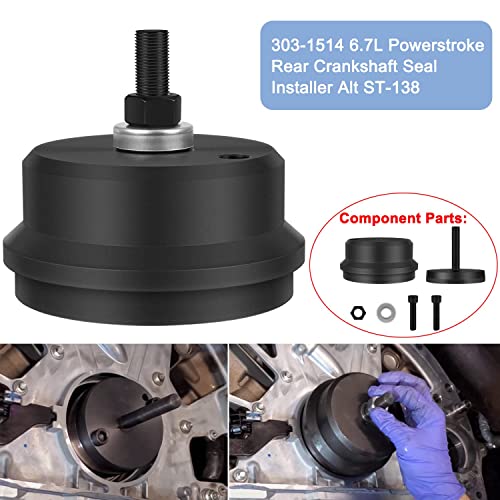 For Powerstroke 6.7L Front & Rear Crank Seal Installer Remover Master Set Fits for Ford Super Duty Diesel F-250 F350 F-450 F-550 F-650 F-750 2011-2021, Replace 303-1509, 303-1514, 303-1513, 303-1510 by Bonbo - Image 5
