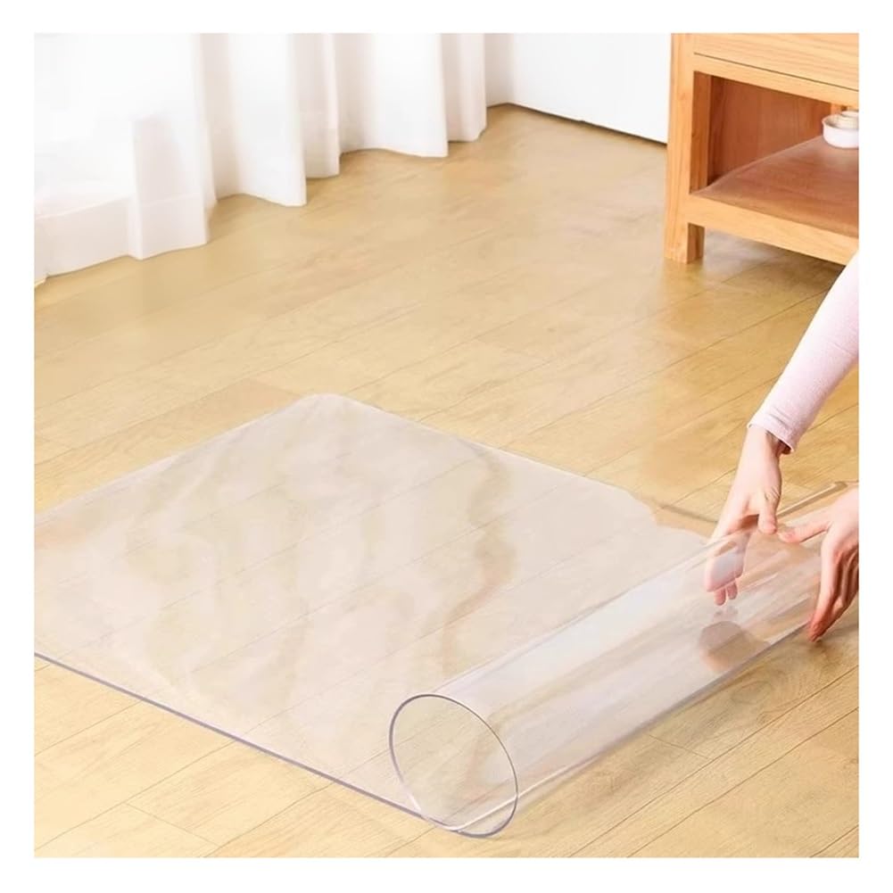Alfombrilla protectora de suelo de PVC antiarañazos que evita el desgaste en madera dura