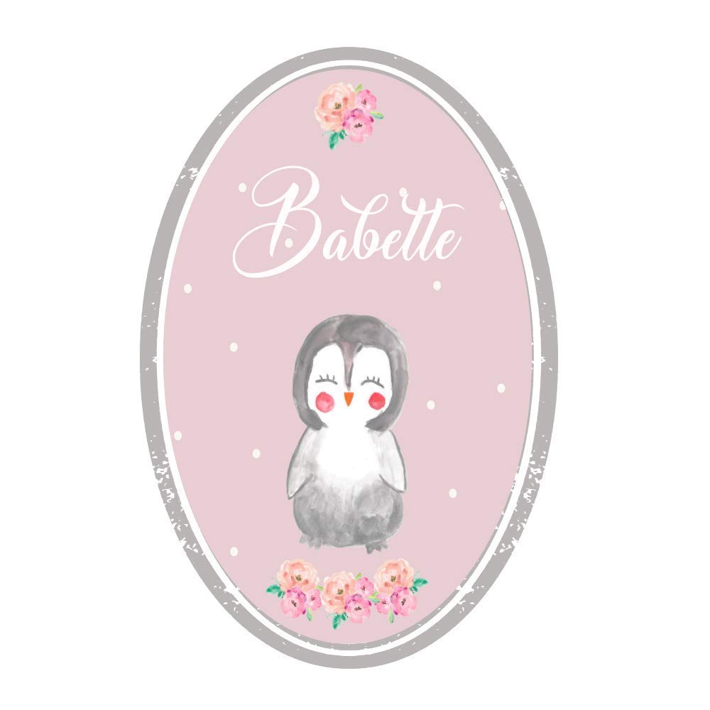 Pinguin Schultüte mit Namen aus Stoff 70cm groß