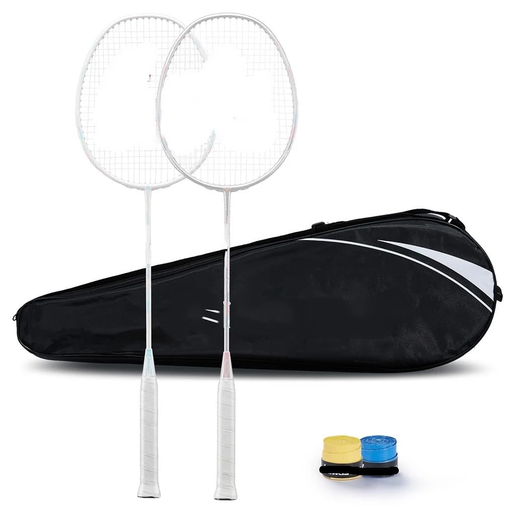 Badminton Set Raquetas de bádminton for Entrenamiento con Bolsa y Dos empuñaduras