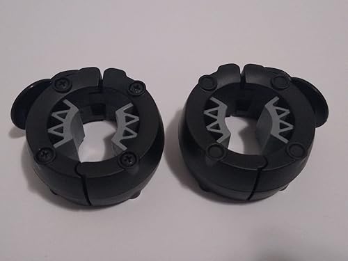Miniatura 5 de GORILLA JAW GorillaJaw DOT1 - Abrazaderas para barra de pesas de 1 pulgada (0.984 in) de liberación rápida, par de placas de barra de peso de 1