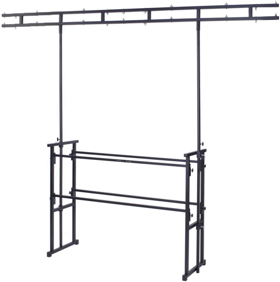 Gorilla GDS-5 Twin Bar 4ft DJ Disco Stand Table Rig With Shelf