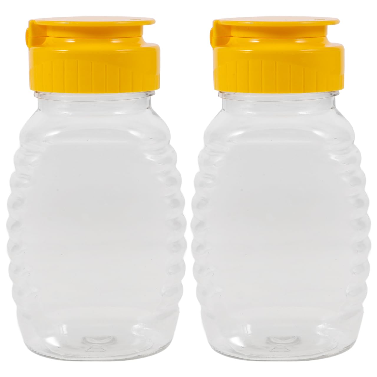 Bottiglie da spremere per condimenti da 350/175 ml, 5 fori, per ketchup, senape, dispenser trasparente per miele, salse, contenitore per cucina