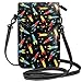 Produktbild Rocket Small Crossbody Handy Geldbörse Tasche Smartphone Geldbörse Geldbörse mit abnehmbarem Gurt