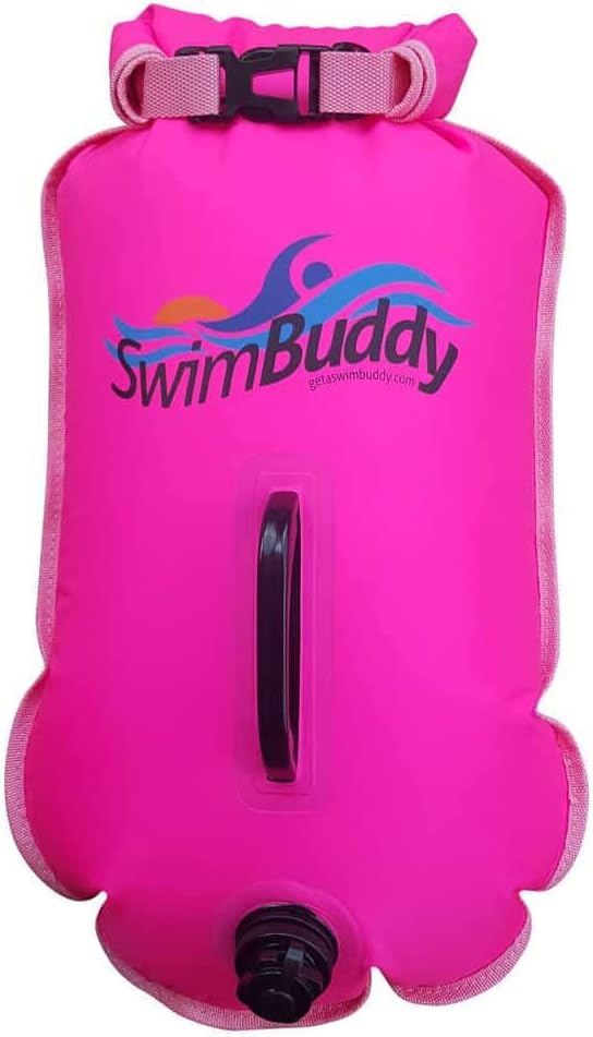 Touring Swim Float with Storage for Open Water Swimming, Triathletes, Superior Puncture Resistant Material, Extremely High Visibility
