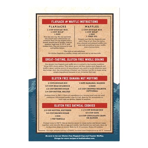 Kodiak Cakes Frontier Oat Gluten Free Protein Pancake And Waffle Mix, 16Oz (Pack Of 6) #TOP4