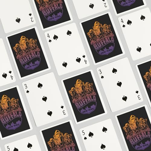 Baraja de poker 52 cartas Buffalo, New York miniatura 4