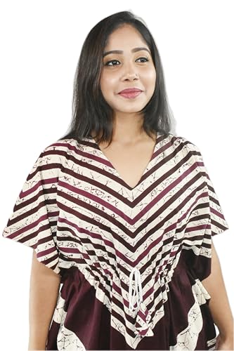 Image of BDROX Pure Cotton Indonesian Kaftan Nighty Full Length