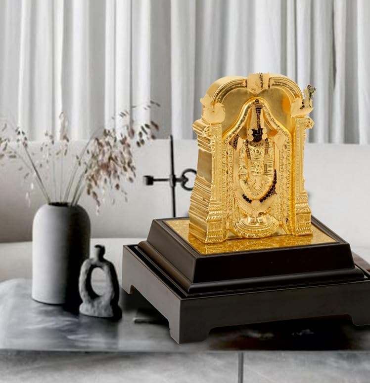 Image of Gold Plated Balaji Idols (Balaji Window Idol, Large)