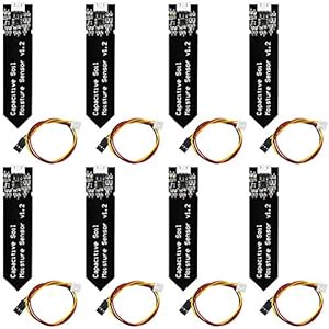 ZSWQ Capacitieve Bodemvochtsensor Sensor Hygrometer Module voor Arduino Vochtdetectie Tuin Watering DIY (8Pack)