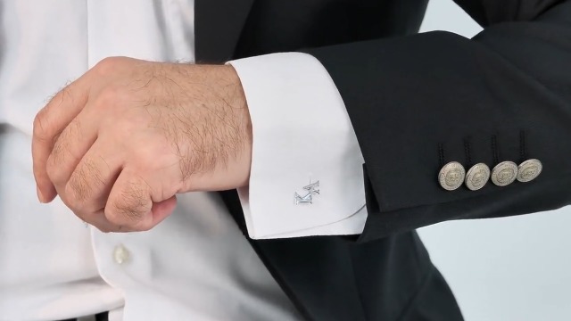 Mancuernillas personalizadas para hombre con caja de madera miniatura 7