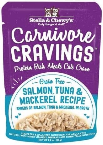 Stella & Chewy's Cat Seafood Superpack - Wet Pouches + Freeze-Dried Dinner Morsels + Dry Food Bundle