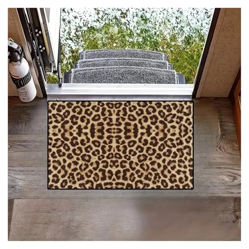 Tapis léopard 50x80cm pour une entrée de maison cosy - 3