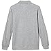 Educated Uniforms Boys 2T-20 Long Sleeve Pique Polo Uniform Shirt (Grey, 10/12)