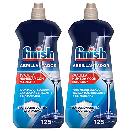Finish Abrillantador Lavavajillas Regular, 2x500ml (250 lavados)