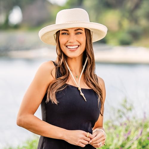 Wallaroo Hat Company Women’s Stevie Sun Hat – UPF 50+ UV Protection, Wide Brim, Medium Size, Packable & Adjustable Sun Hat - Image 3