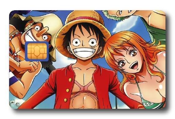 Sticker Autocollant Carte Bancaire - One Piece - COPPIA - Démarquez-vous en personnalisant votre Carte Bancaire à petit prix - Fabrication Française (Format...
