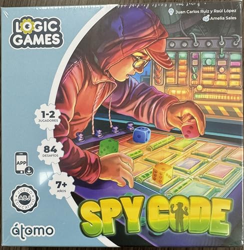 Spy Code. Juego de lógica Logic Game. Juego para 1 Jugador a Partir de 7 años. Juego para razonamiento, lógica,...