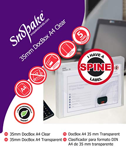 Snopake 12861 Polipropilene (PP) Trasparente