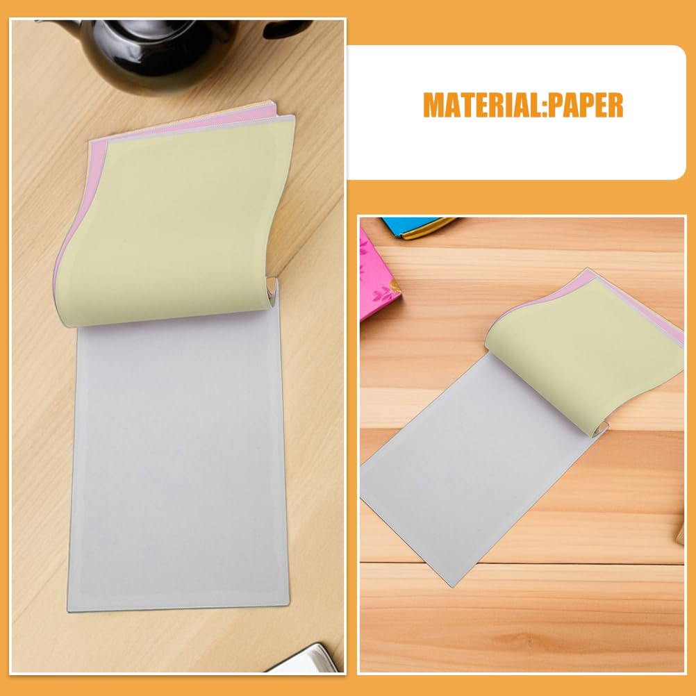 10 pezzi di quaderno di carta kraft, senza righe, senza carta autocopiante, diario di scrittura, blocco note tascabile vuoto, blocco note A5, libro fatture per viaggi di lavoro e riunioni