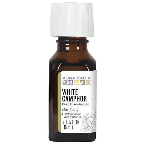 Aura Cacia Essential Oil, White Camphor, 0.5 Fluid Ounce #TOP6