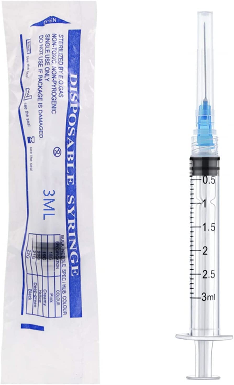 Seringues 1 Ml Plastique 30 Seringues 1ml Avec Capuchons - Usage  Industriel/Craft/Animalier - Plastique Transparent Non Médical Seringues  Plastique 30 Pièces, image size:894x1469