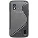 Amzer AMZ95223 Soft Gel TPU Gloss Skin Fit Case Cover for Google Nexus 4 E960/LG Nexus 4 E960 - 1 Pack - Retail Packaging - Smoke
