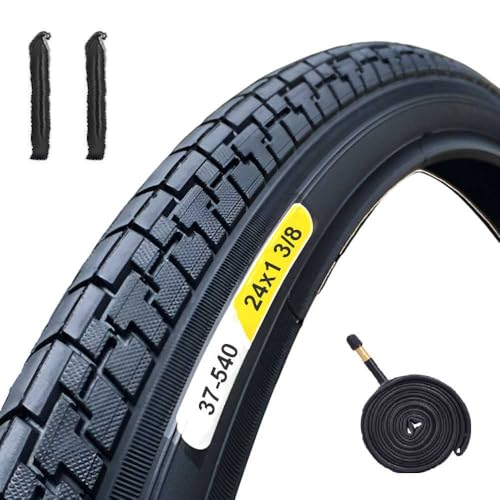 24x1 3/8 Bike Tire and Tube, 24x1 3/8 Bicycle Tire, 2