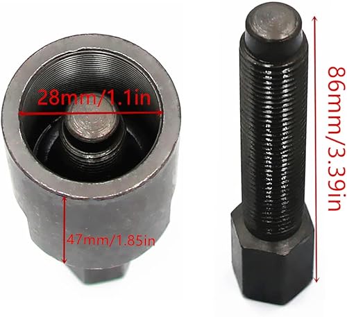 Miniatura 2 de Extractor magnético de volante de motocicleta de 1.102in M28 × 1.0 Herramienta de extracción de reparación para motocicletas de 4 tiempos