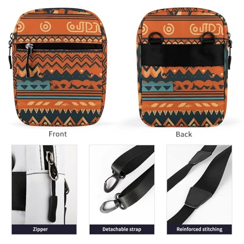Satchel Tote Bag Messenger Bag Special Glyph Pattern Printed Mini Sling Bag Purse Suitable for Work Travel3