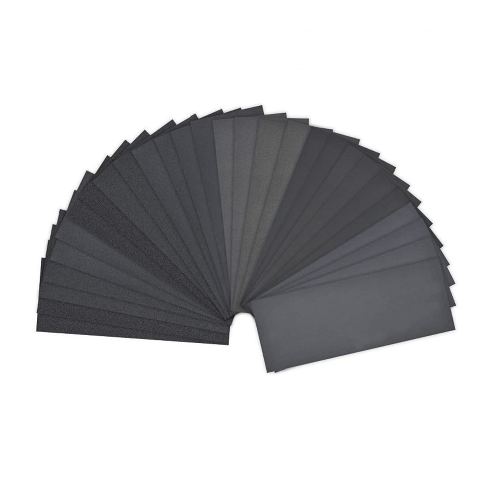 Juego de papel de lija impermeable de 90 piezas, papel de lija abrasivo de grano 400-3000 for pulido de madera y metales, 9x3,6 pulgadas