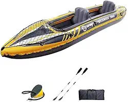 Caiaque Inflável Duplo 160kg Remos Bomba Zray St Croix 360