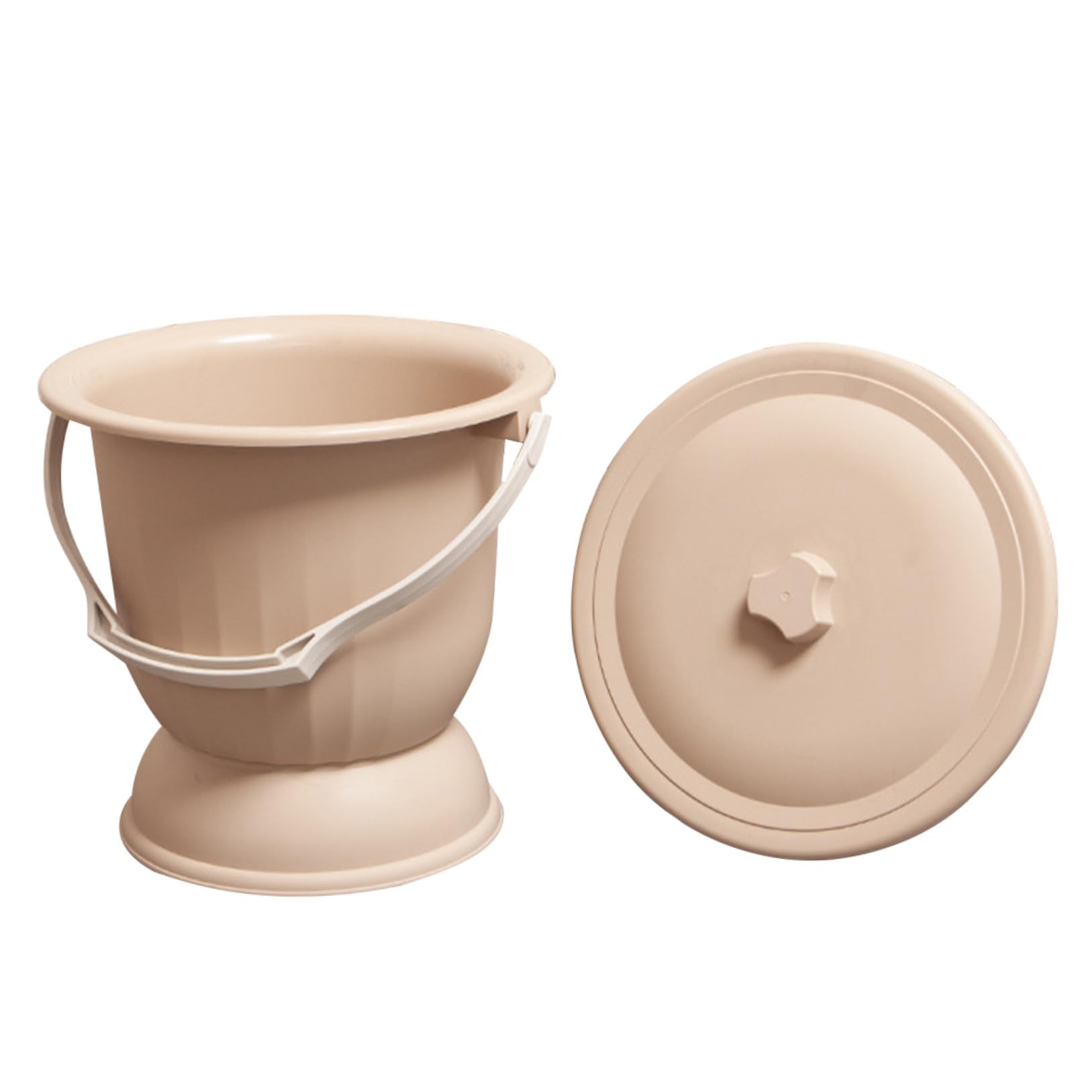 HOMSFOU Escupidera Cuña De Ancianos Orinar De Pie Cubo De Orina Portátil Orinal Orinal Con Tapa Orinal Para Dormitorio Botella De Orina Unisex El Plastico Familiar Niño Cubo Para Orinal
