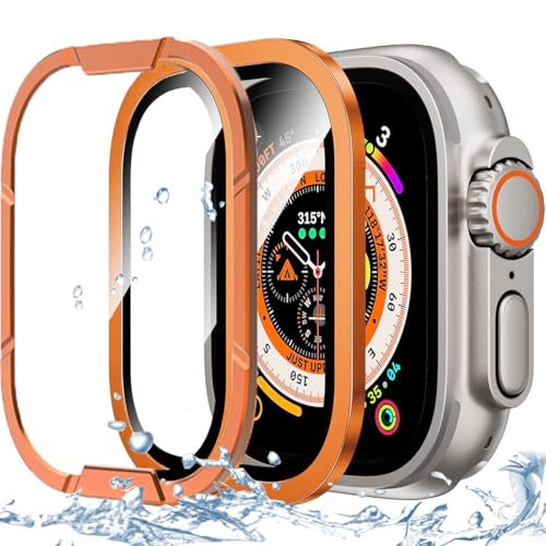 Coque Apple Watch Ultra 2 protection verre trempé 9H alliage titane aluminium 49mm