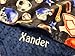 Modern Momma Handmade Personalized Sports Baby Blanket, Custom Name Embroidered Minky Boys Blanket, Baseball Football Soccer Basketball, 6 Sizes