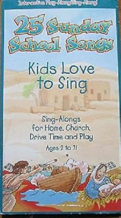 Amazon Com 25 Sunday School Songs Kids Love To Sing Sing Alongs For Home Church Drive Time And Play Vhs Star Song Movies Tv Amazon Com 25 Sunday School Songs Kids Love To Sing Sing Alongs For Home Church Drive Time And Play Vhs Star Song Movies Tv