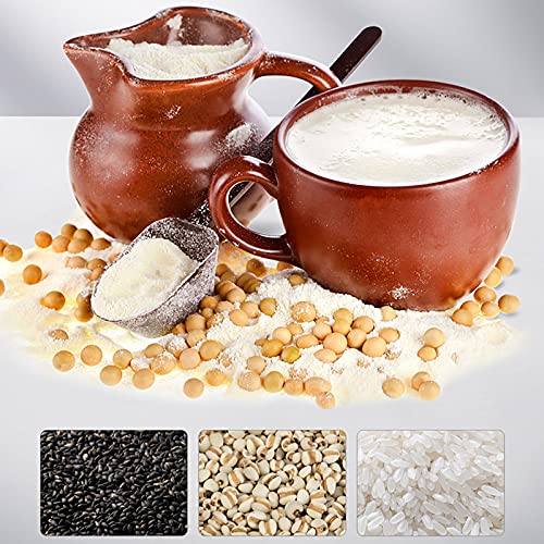 JRZTC Molinillo de Grano eléctrico Comercial para el hogar de 400g, trituradora pulverizadora de Acero Inoxidable 304… - Imagen 5