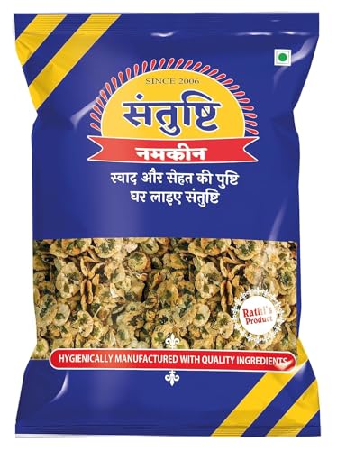 Image of Santushti Namkeen Moong Jor-200gm | Authentic Spicy Snack | Made in Groundnut Oil | Crispy Crunchy Indian Sev for Tea Time, Parties, Travel, Office and Everyday Snacking