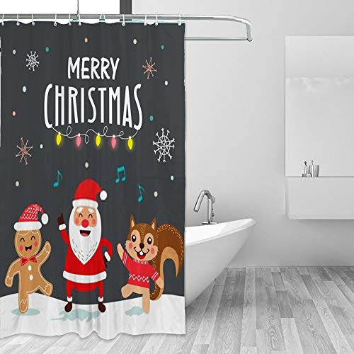 Rideau de douche en polyester Chenhongg 72x72Inch pour stopper l'eau et éviter les moisissures - 2