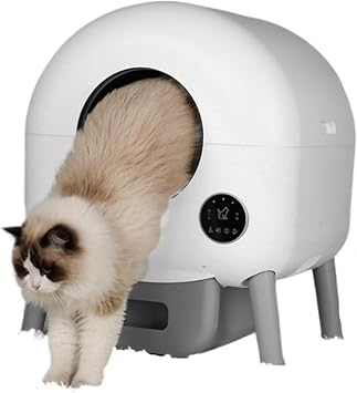 Automatic Litter Box, Self Cleaning Litter Box Automatic Cat Litter Box Multi-Cat Compatible
